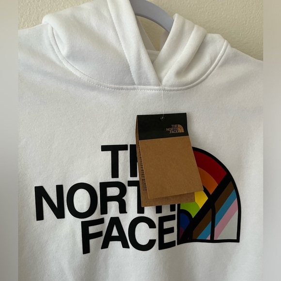 The North Face Women’s Pride Hoodie NWT White Size Medium - Picture 2 of 5